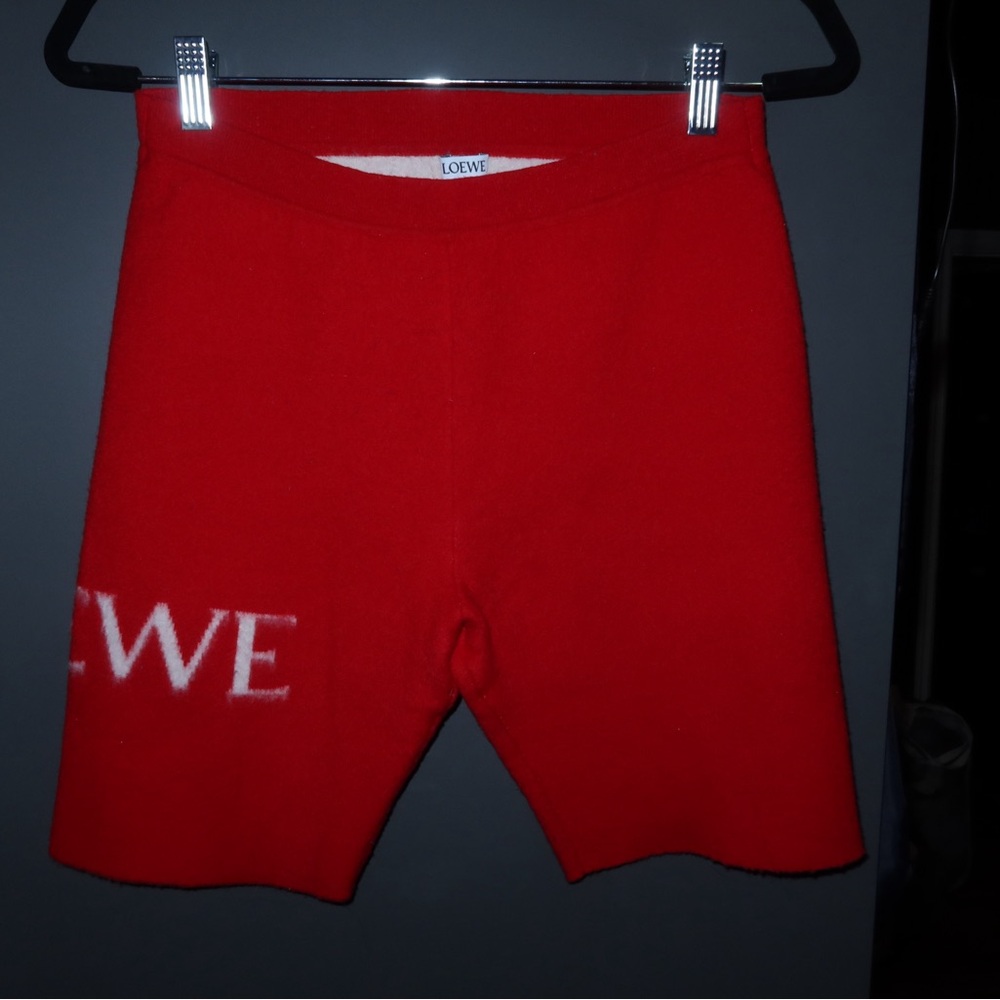 Loewe Cycling Shorts in wool